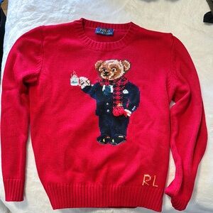 Polo by Ralph Lauren Red Bear Sweater
